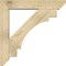Ekena Millwork Merced Slat Rough Sawn Bracket w/ Offset Brace, Douglas Fir, 6"W x 30"D x 30"H BKT0604X30X30MRC06RDF - alternate 3